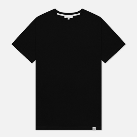 Мужская футболка Norse Projects Niels Standard Regular Fit, цвет чёрный, размер XXL