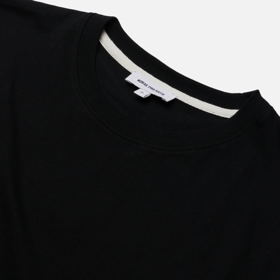 Мужская футболка Norse Projects Niels Standard Regular Fit Black