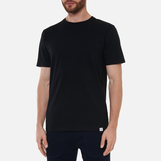 Мужская футболка Norse Projects Niels Standard Regular Fit Black