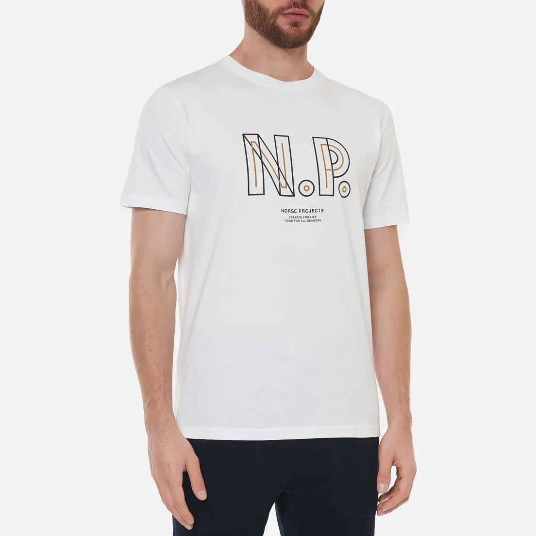 Norse Projects Мужская футболка Niels Teknisk Logo