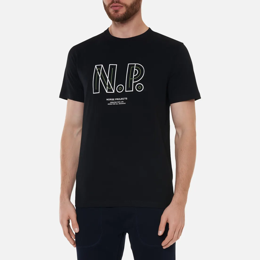 Norse Projects Мужская футболка Niels Teknisk Logo