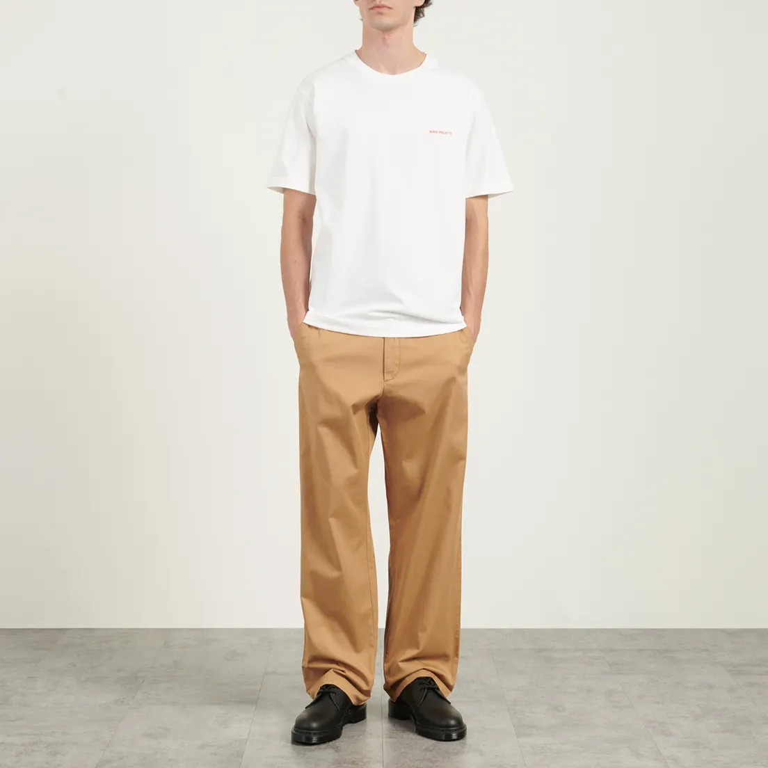 Norse Projects Мужская футболка Johannes Organic Norse Logo Print