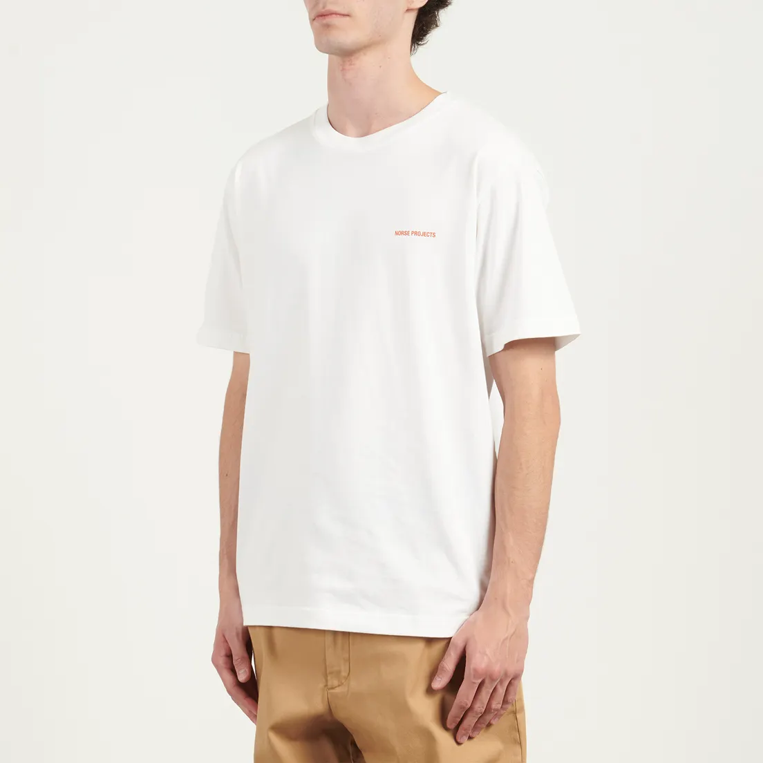 Norse Projects Мужская футболка Johannes Organic Norse Logo Print