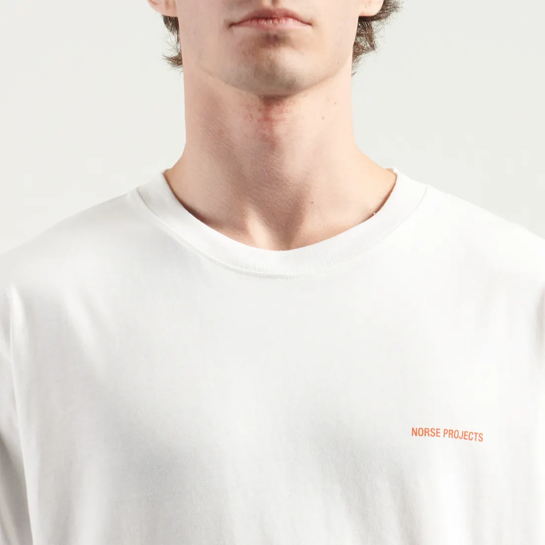 Norse Projects Мужская футболка Johannes Organic Norse Logo Print