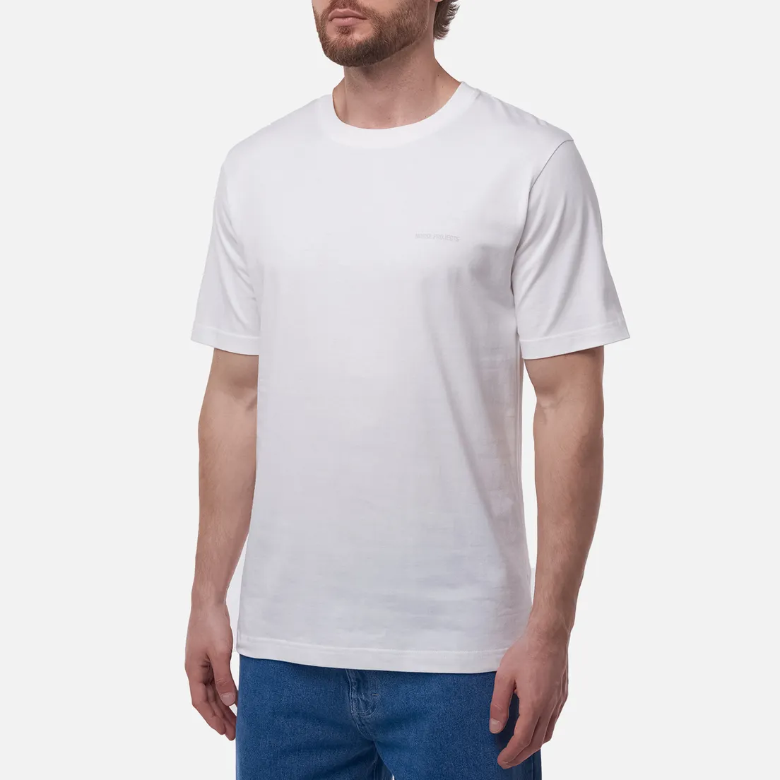 Norse Projects Мужская футболка Johannes Organic Norse Logo Print