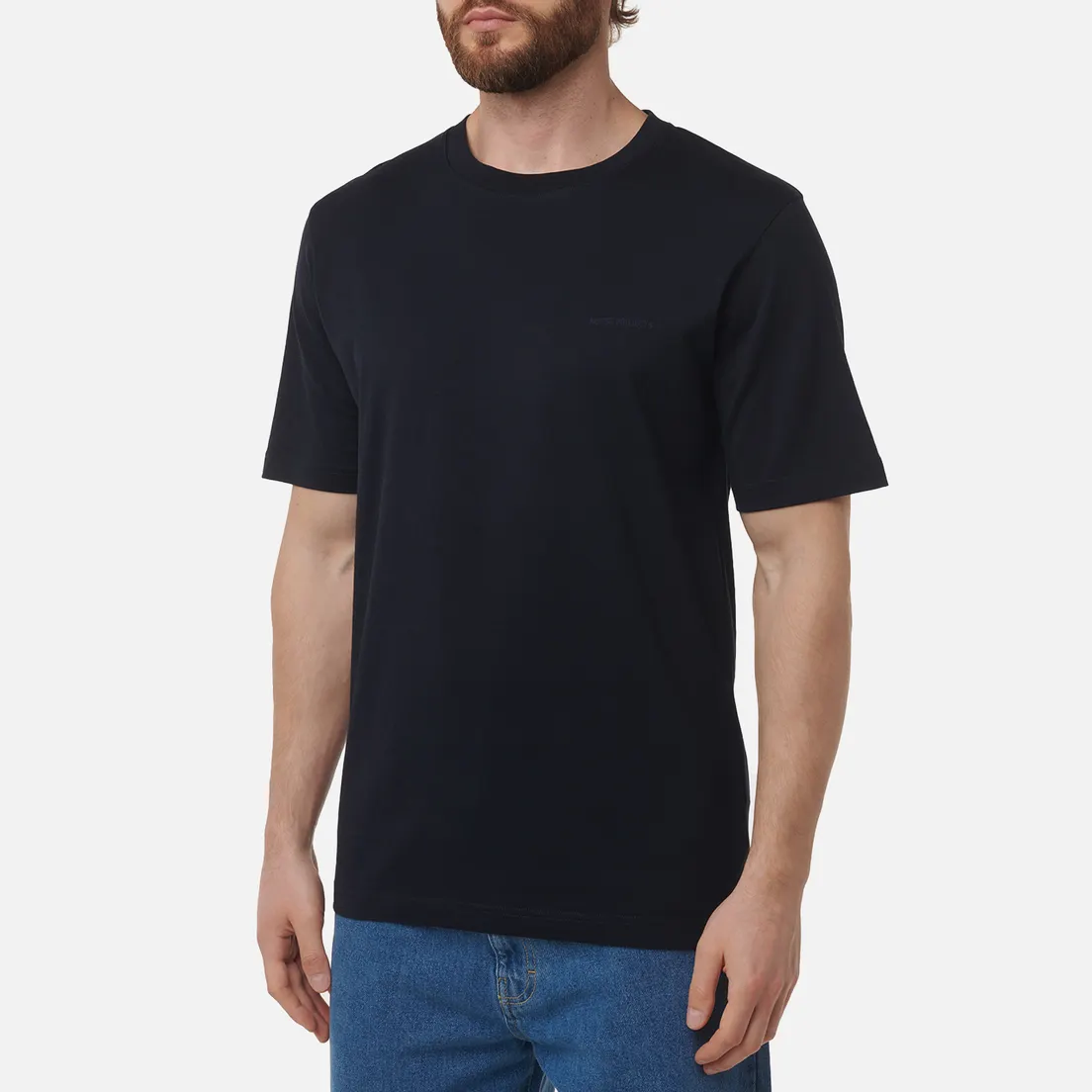 Norse Projects Мужская футболка Johannes Organic Norse Logo Print