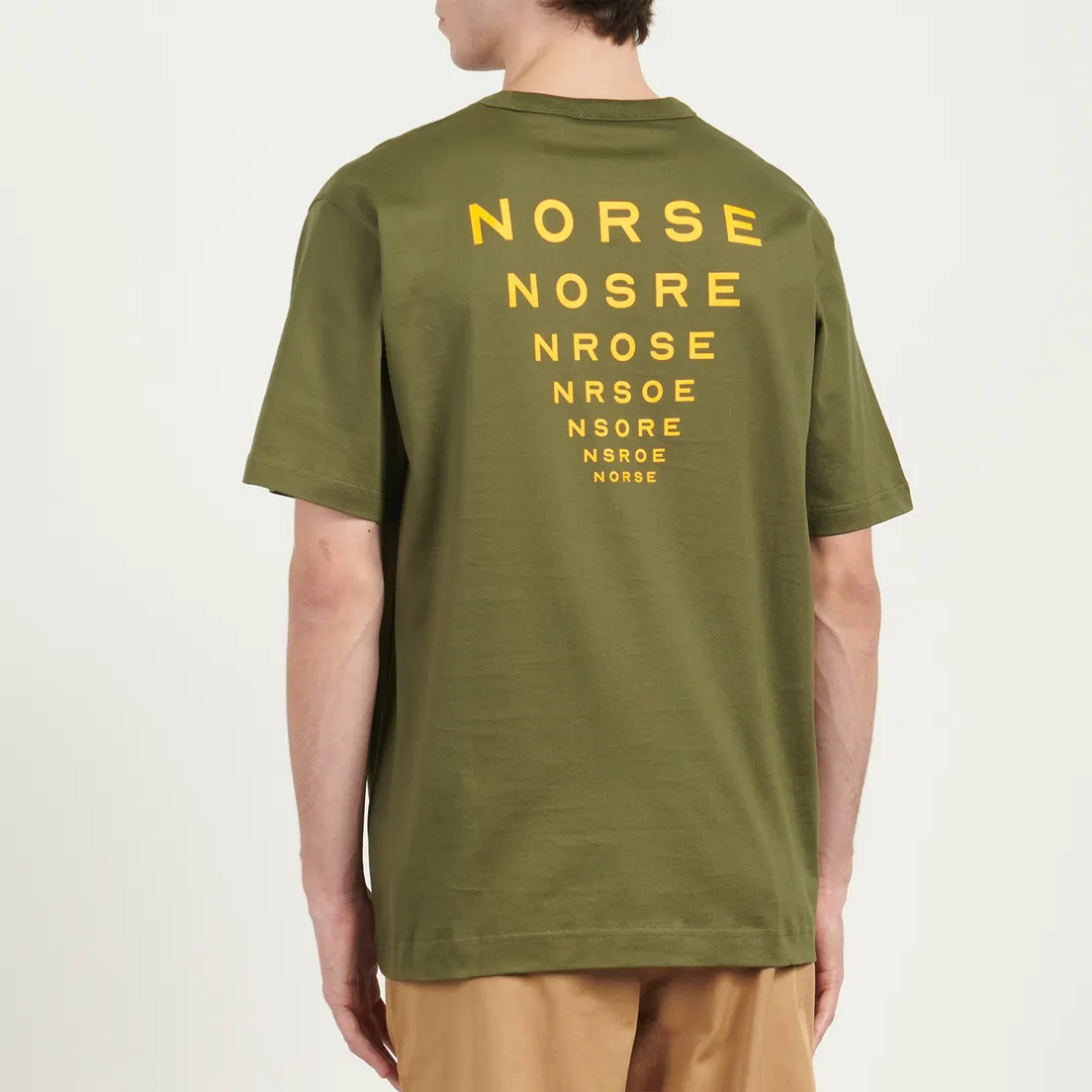 Norse Projects Мужская футболка Holger Organic Optic Print