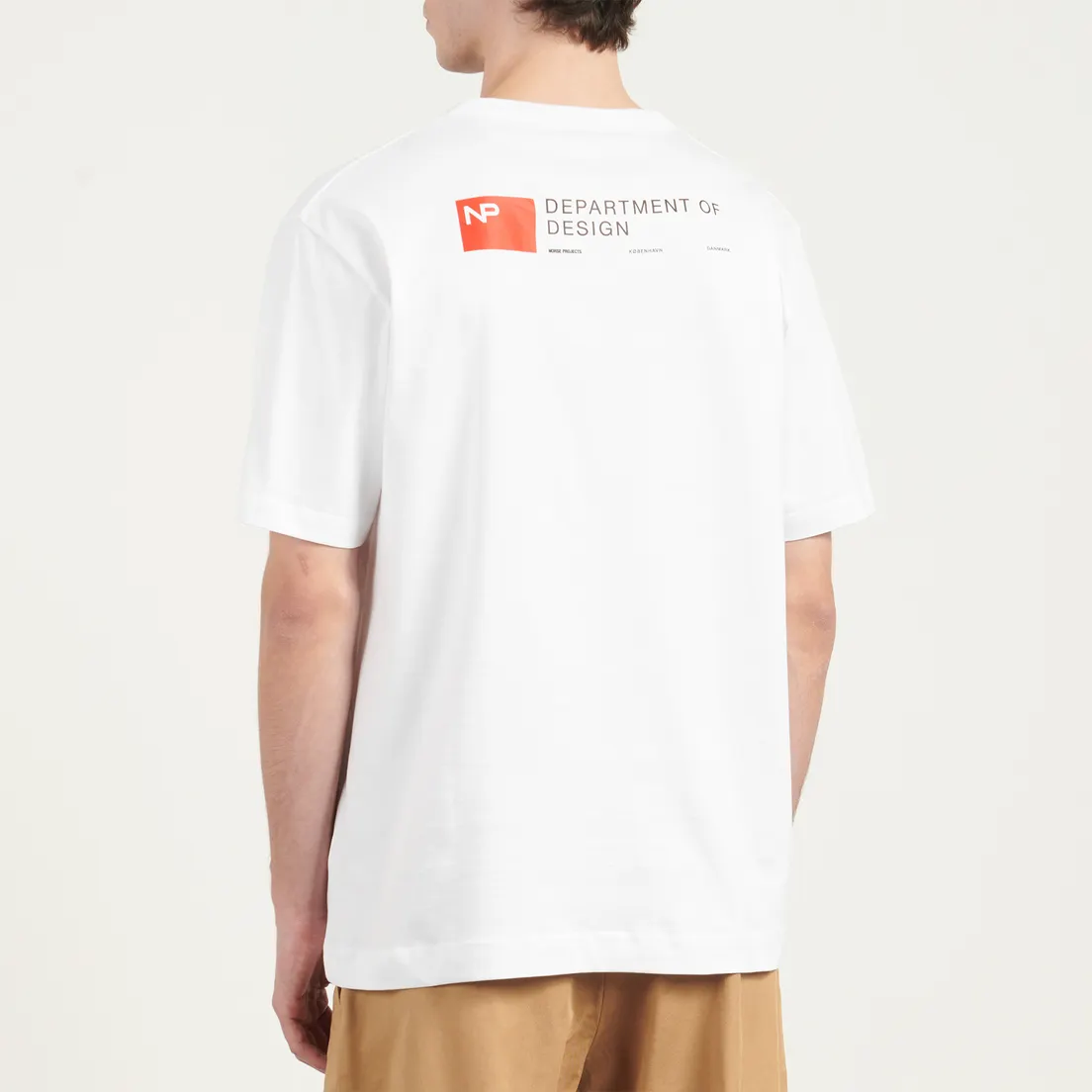 Norse Projects Мужская футболка Holger Organic Department Print