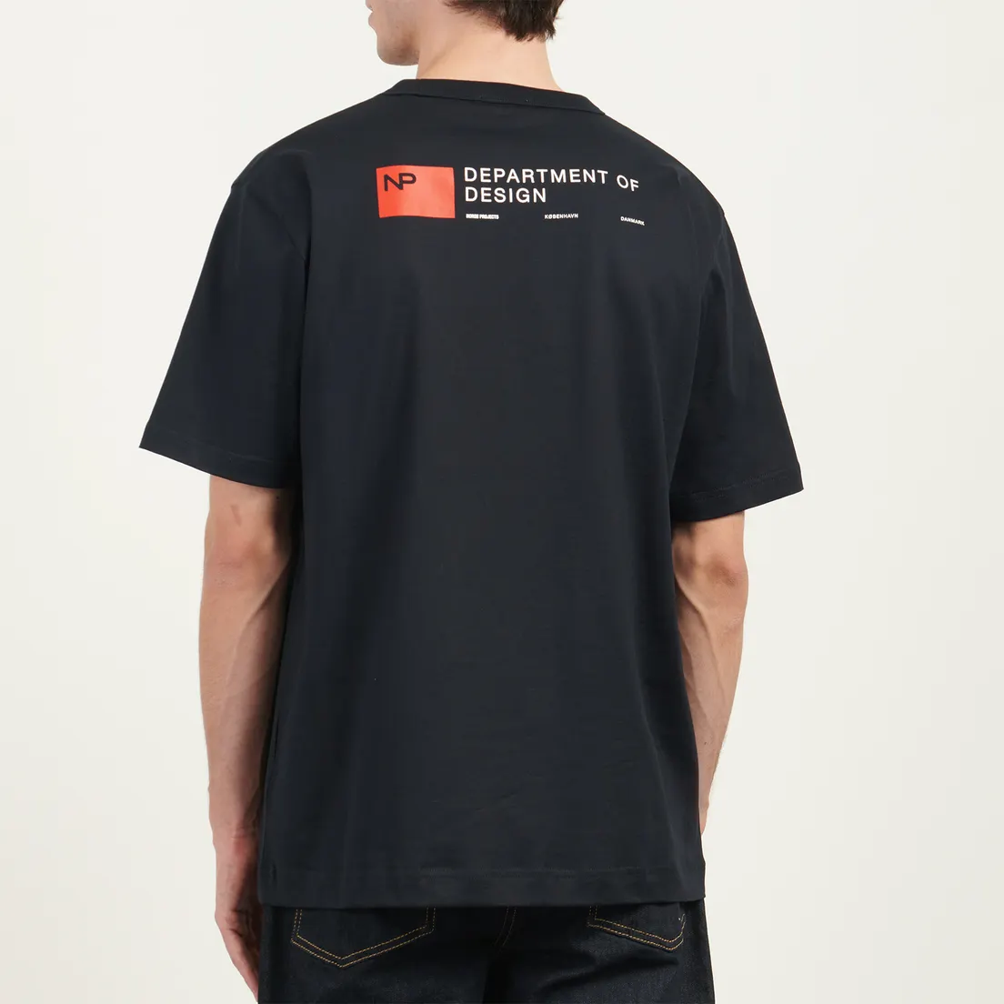 Norse Projects Мужская футболка Holger Organic Department Print