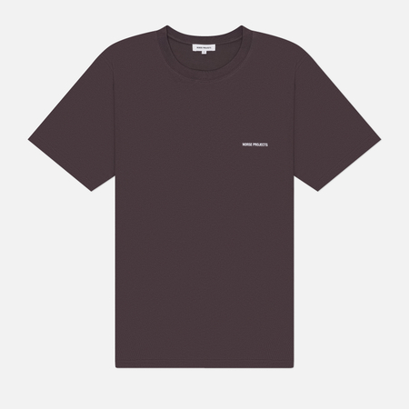 Мужская футболка Norse Projects Dyrehaven Organic Logo Print, цвет коричневый, размер M