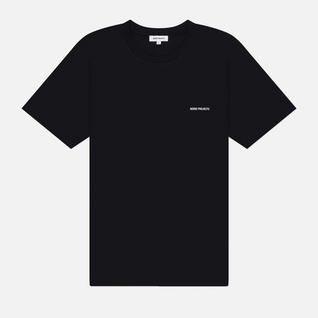 Мужская футболка Norse Projects Dyrehaven Organic Logo Print, цвет чёрный, размер XXL