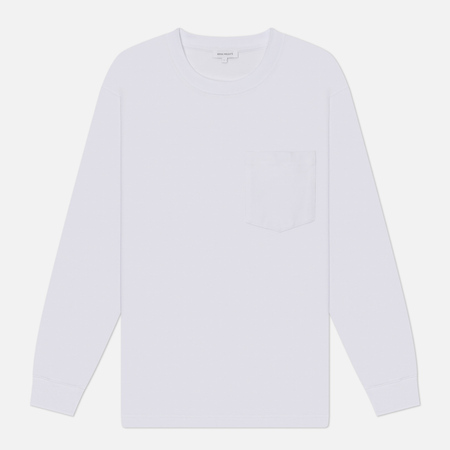   Brandshop Мужской лонгслив Norse Projects Norse Standard Heavy Loose, цвет белый, размер L