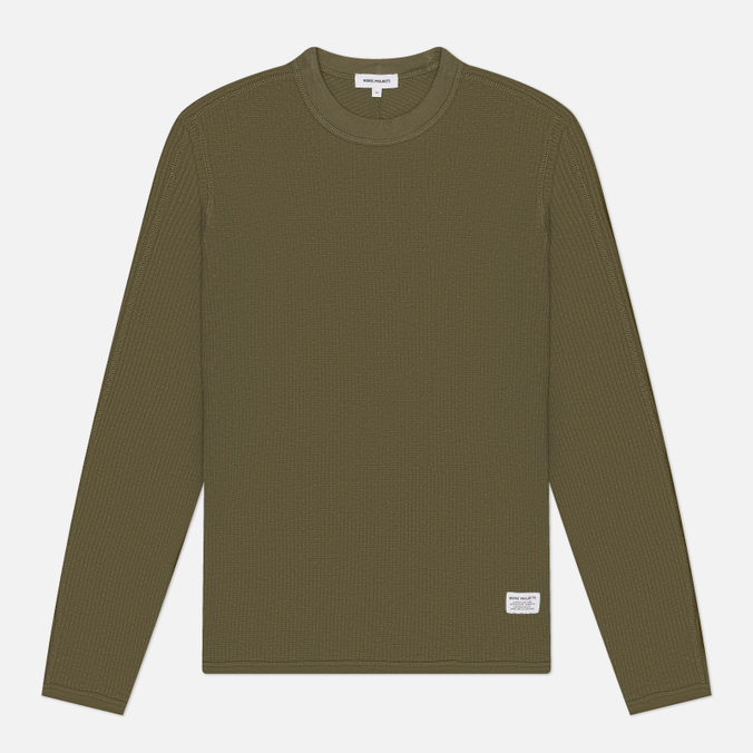 Мужской лонгслив Norse Projects Stevns Cotton Hemp Military Rib