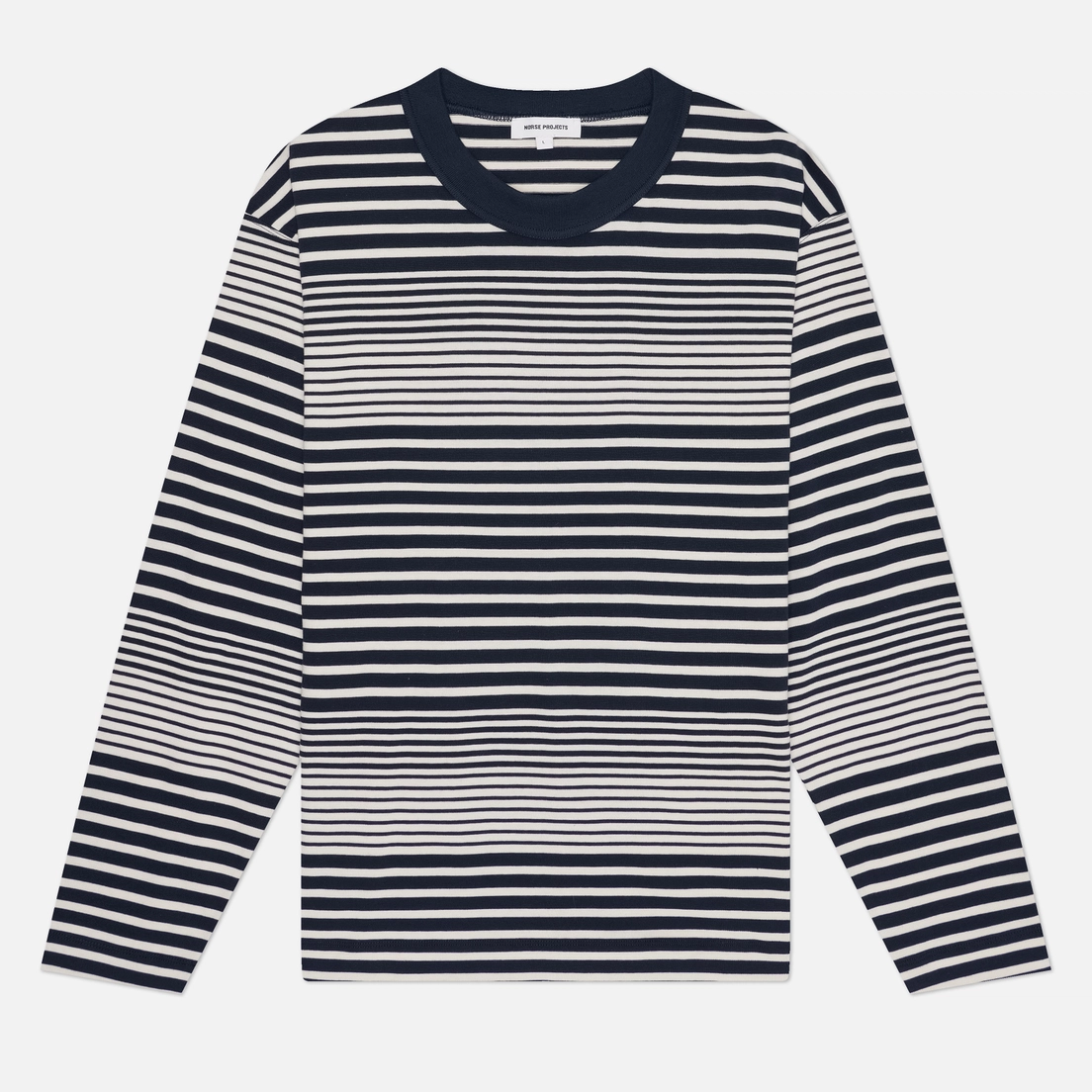 Norse Projects Мужской лонгслив Isefjord Multi Stripe Heavy