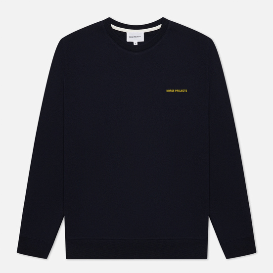 Мужская толстовка Norse Projects Vagn Norse Projects Logo Dark Navy