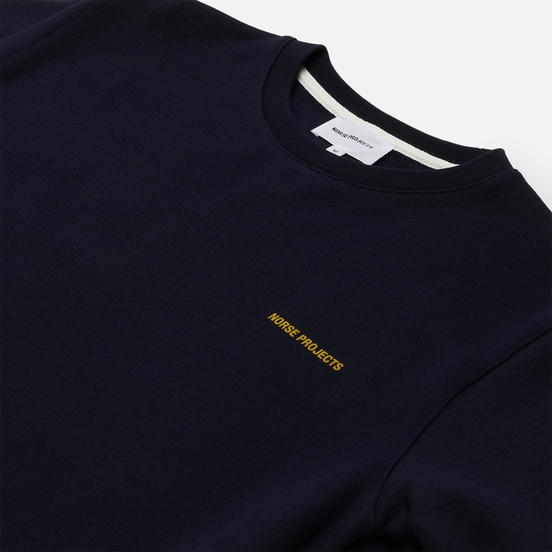 Мужская толстовка Norse Projects Vagn Norse Projects Logo Dark Navy