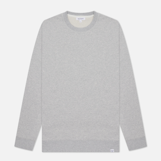Мужская толстовка Norse Projects Vagn Classic Crew Neck Light Grey Melange