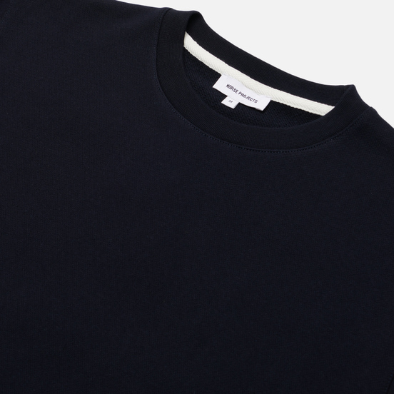Мужская толстовка Norse Projects Vagn Classic Crew Neck Dark Navy