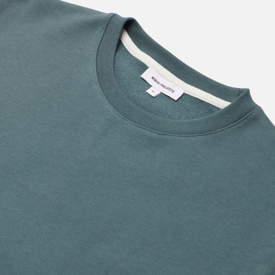 Мужская толстовка Norse Projects Vagn Classic Crew Neck Mineral Blue