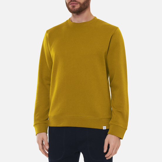 Мужская толстовка Norse Projects Vagn Classic Crew Neck Brass Yellow