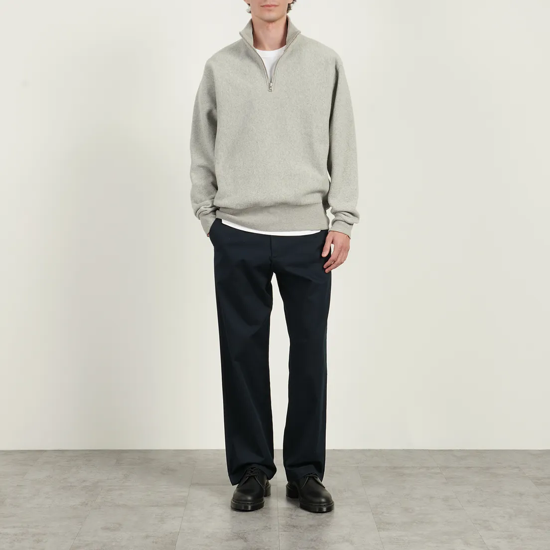 Norse Projects Мужская толстовка Ketel Relaxed Cotton Wool Half Zip