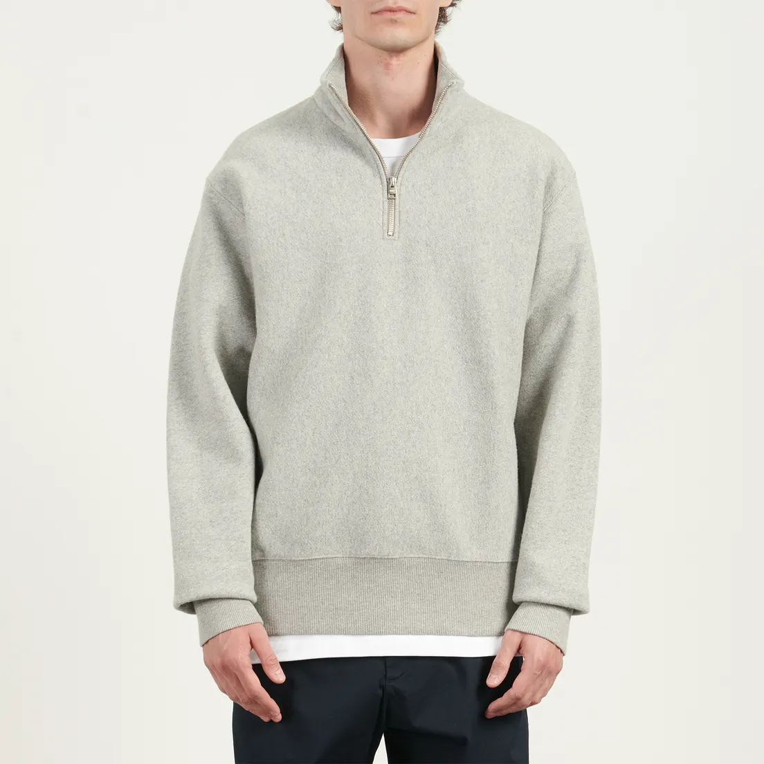 Norse Projects Мужская толстовка Ketel Relaxed Cotton Wool Half Zip