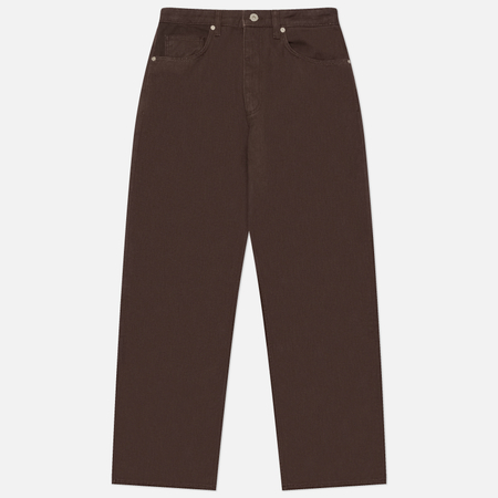 Мужские брюки Norse Projects Korshavn Relaxed 5 Pocket Resist Dyed Twill, цвет коричневый, размер 30