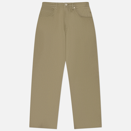 Мужские брюки Norse Projects Korshavn Relaxed 5 Pocket Resist Dyed Twill, цвет зелёный, размер 30