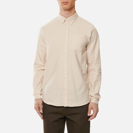 Мужская рубашка Norse Projects Anton Brushed Flannel Oatmeal