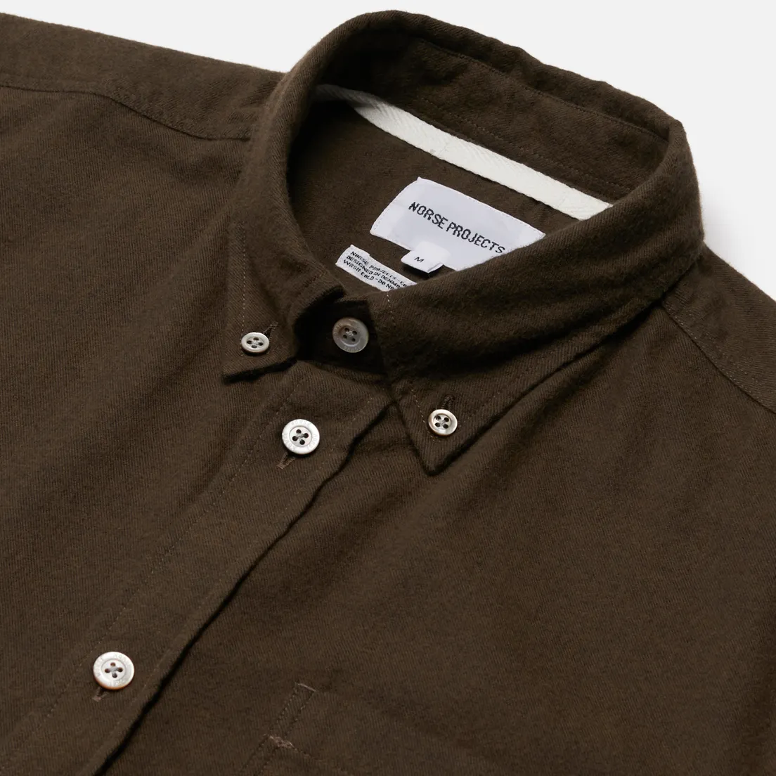 Norse Projects Мужская рубашка Anton Brushed Flannel