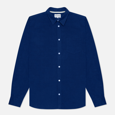 Мужская рубашка Norse Projects Osvald Corduroy, цвет синий, размер L