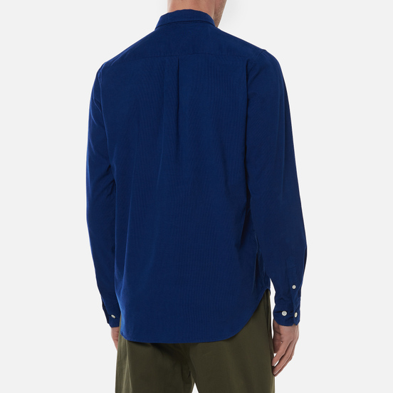 Мужская рубашка Norse Projects Osvald Corduroy Ultra Marine