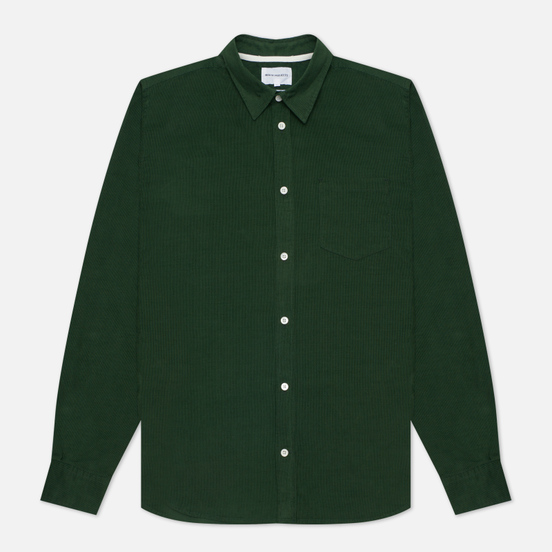 Мужская рубашка Norse Projects Osvald Corduroy Dartmouth Green