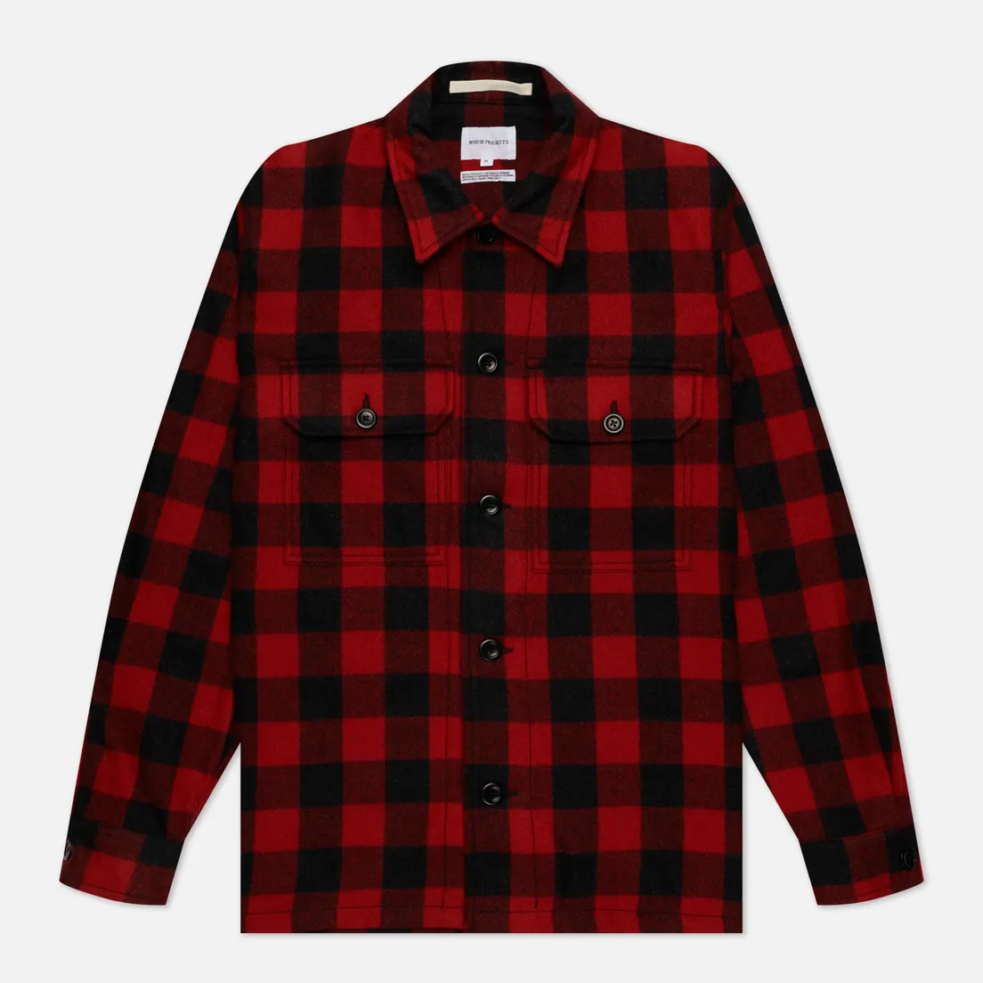 Norse Projects Мужская рубашка Kyle Wool