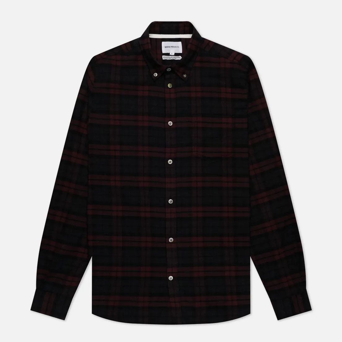 Norse Projects Мужская рубашка Anton Brushed Flannel Check