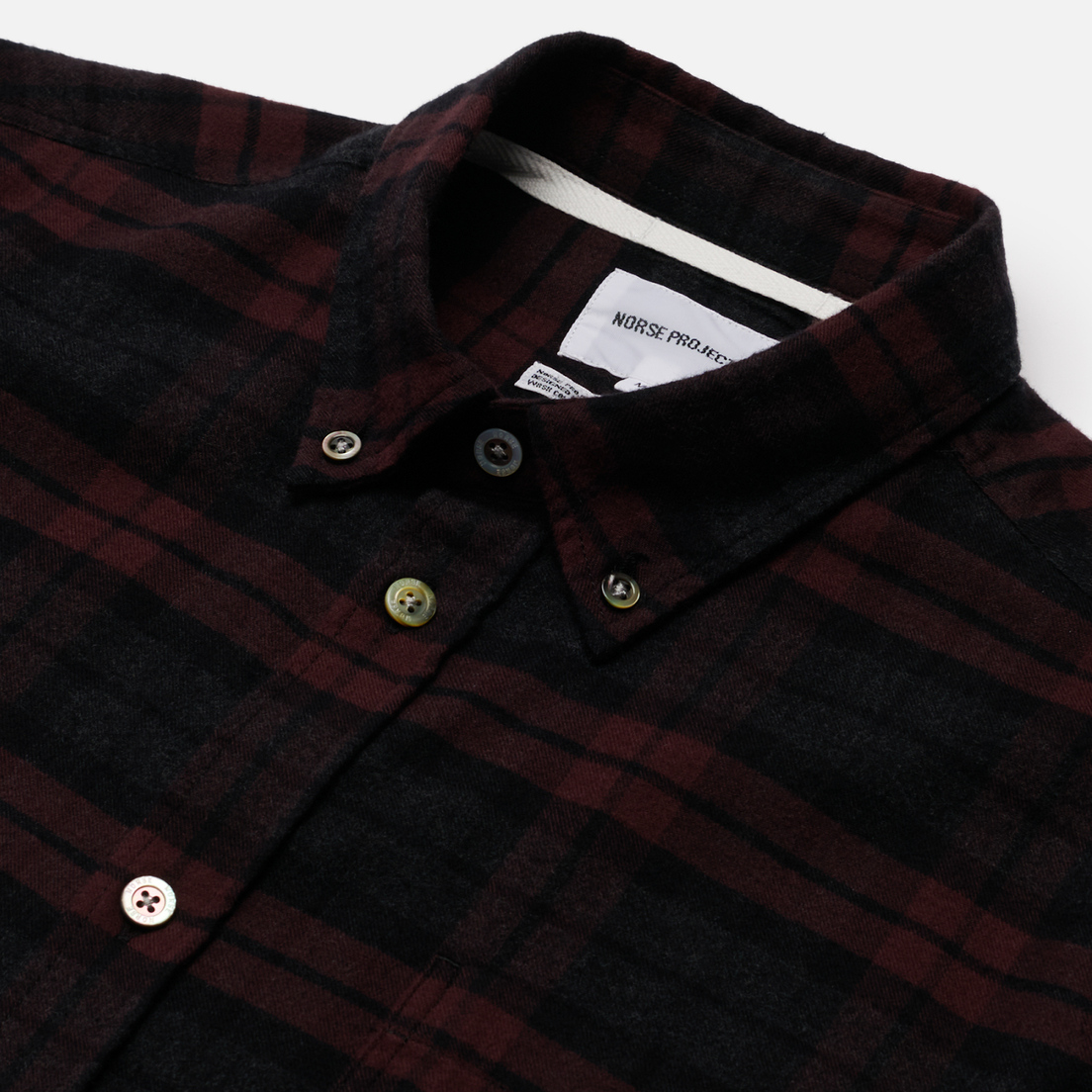 Norse Projects Мужская рубашка Anton Brushed Flannel Check