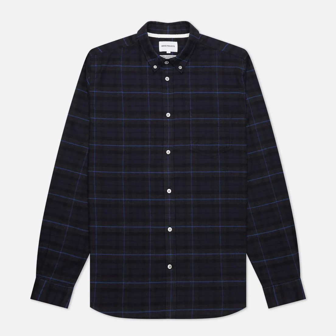 Norse Projects Мужская рубашка Anton Brushed Flannel Check