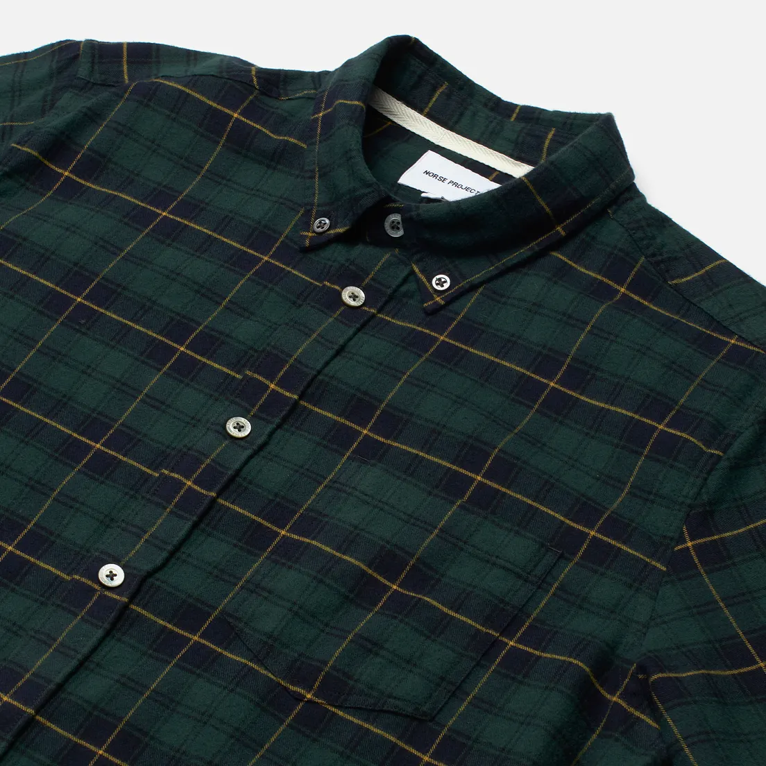 Norse Projects Мужская рубашка Anton Brushed Flannel Check