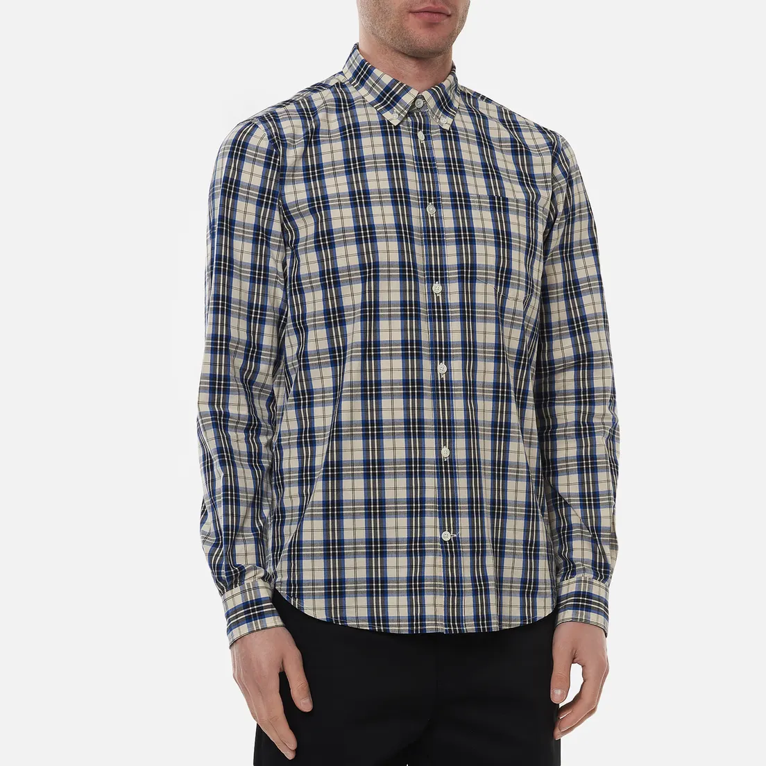 Norse Projects Мужская рубашка Osvald Button Down Light Check