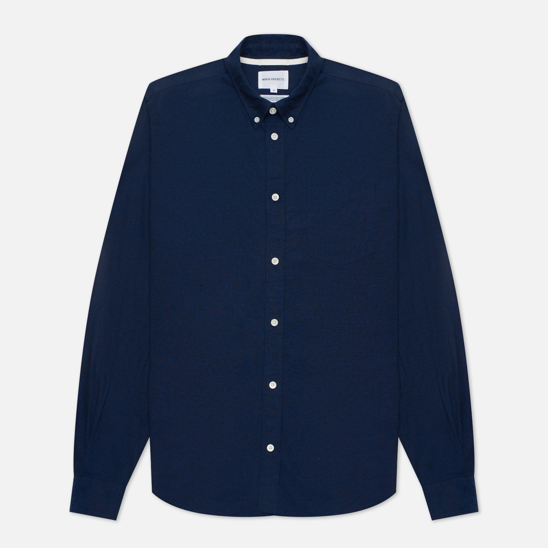 Norse Projects Мужская рубашка Osvald Button Down Cotton Linen