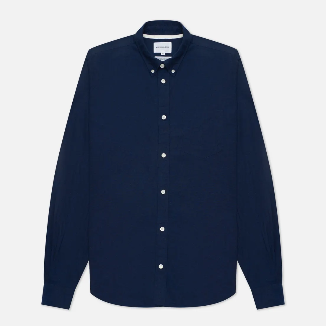 Norse Projects Мужская рубашка Osvald Button Down Cotton Linen