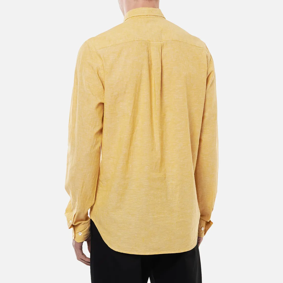 Norse Projects Мужская рубашка Osvald Button Down Cotton Linen