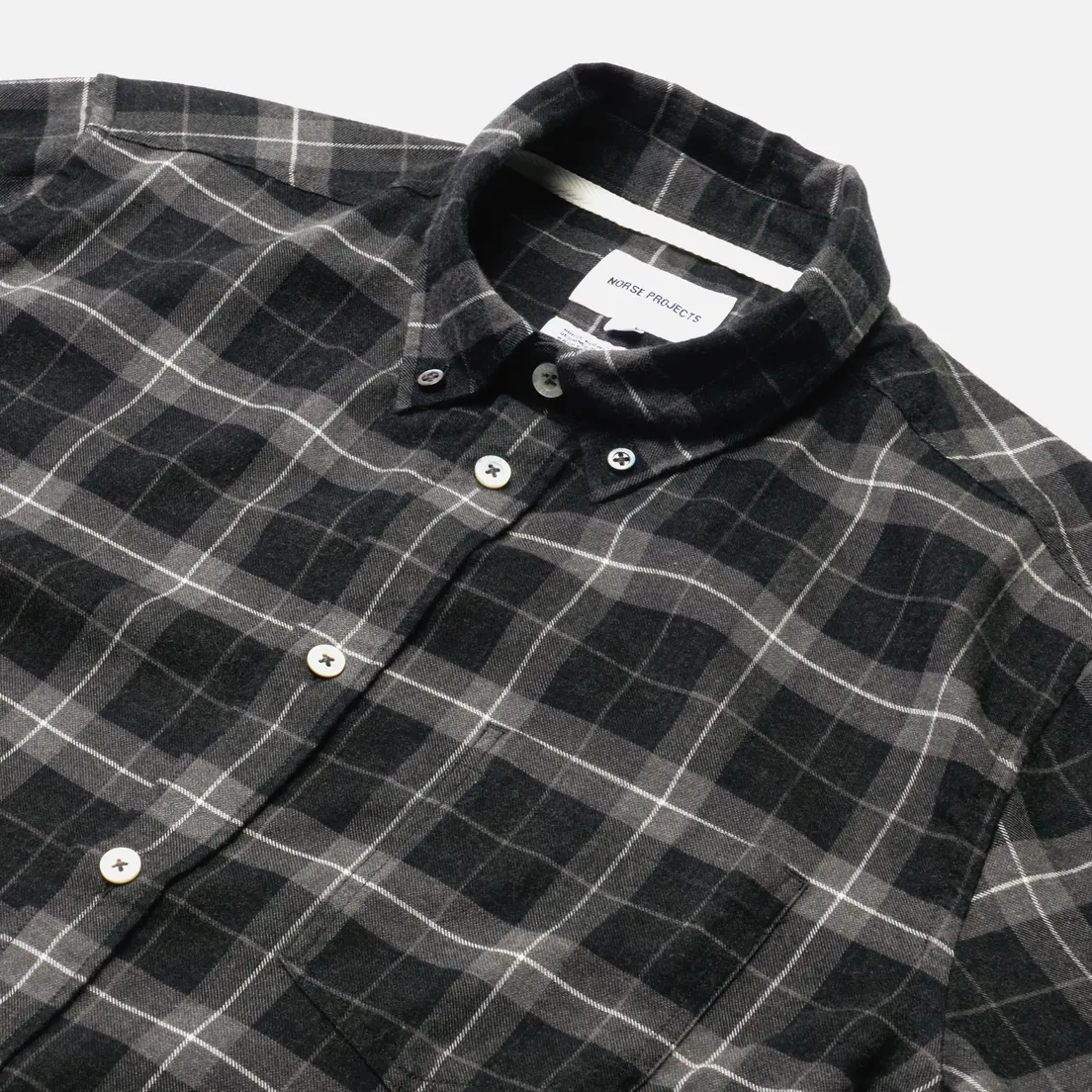 Norse Projects Мужская рубашка Anton Brushed Flannel Check