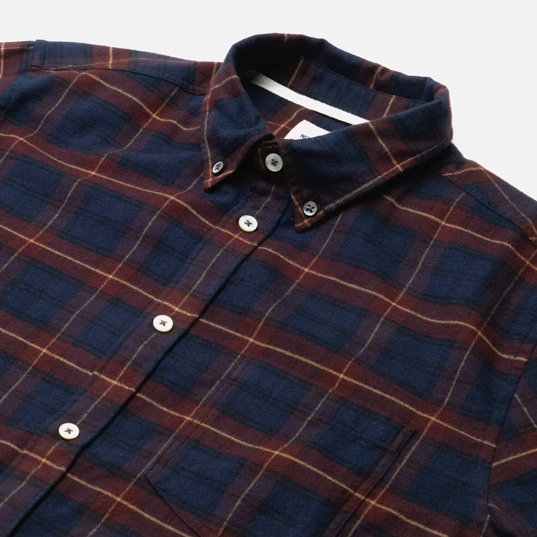 Norse Projects Мужская рубашка Anton Brushed Flannel Check