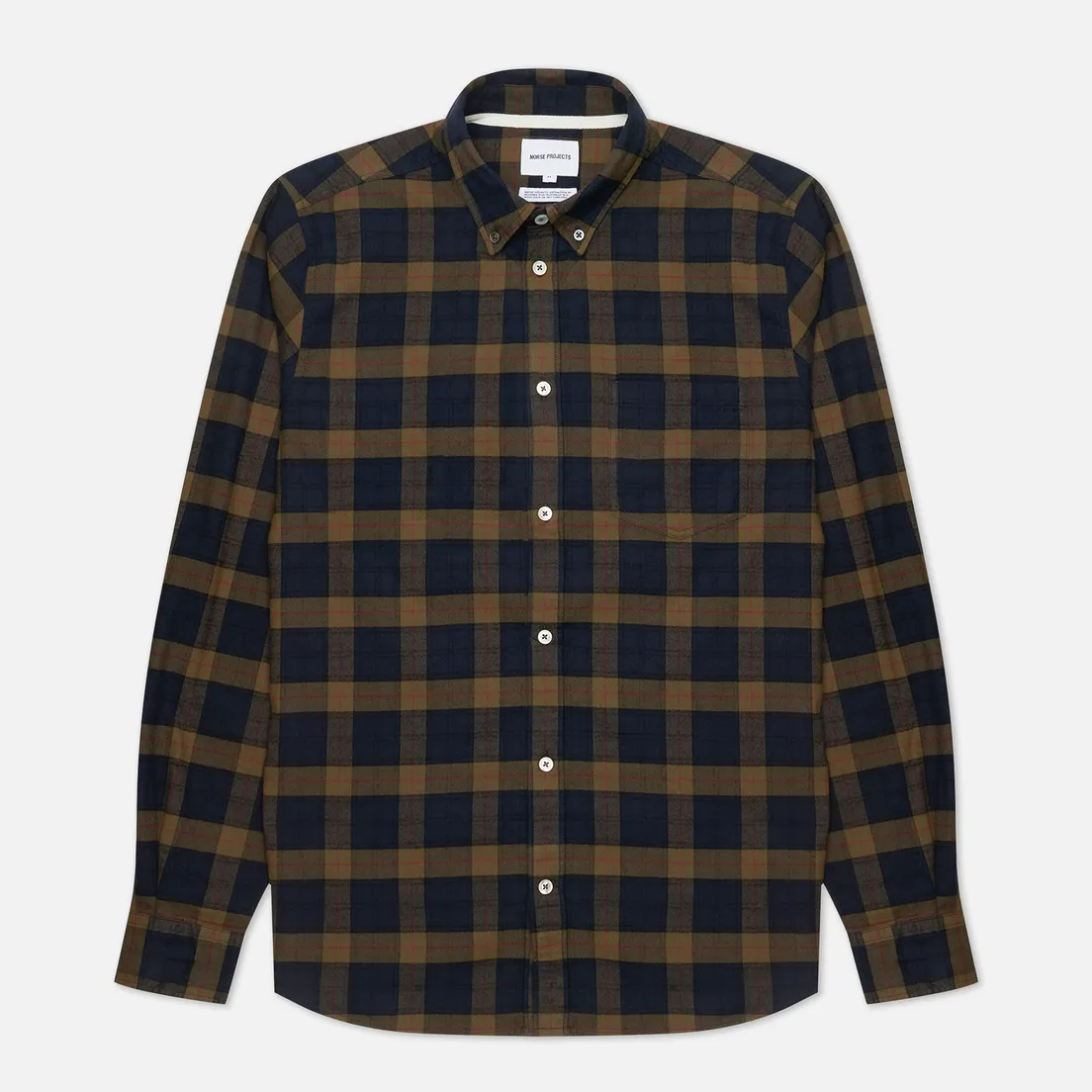 Norse Projects Мужская рубашка Anton Brushed Flannel Check