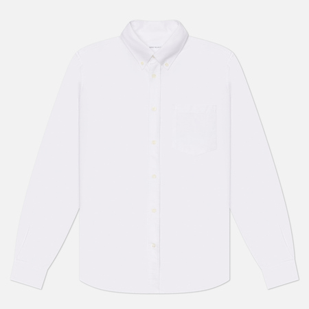  Мужская рубашка Norse Projects Norse Standard Oxford BD, цвет белый, размер M
