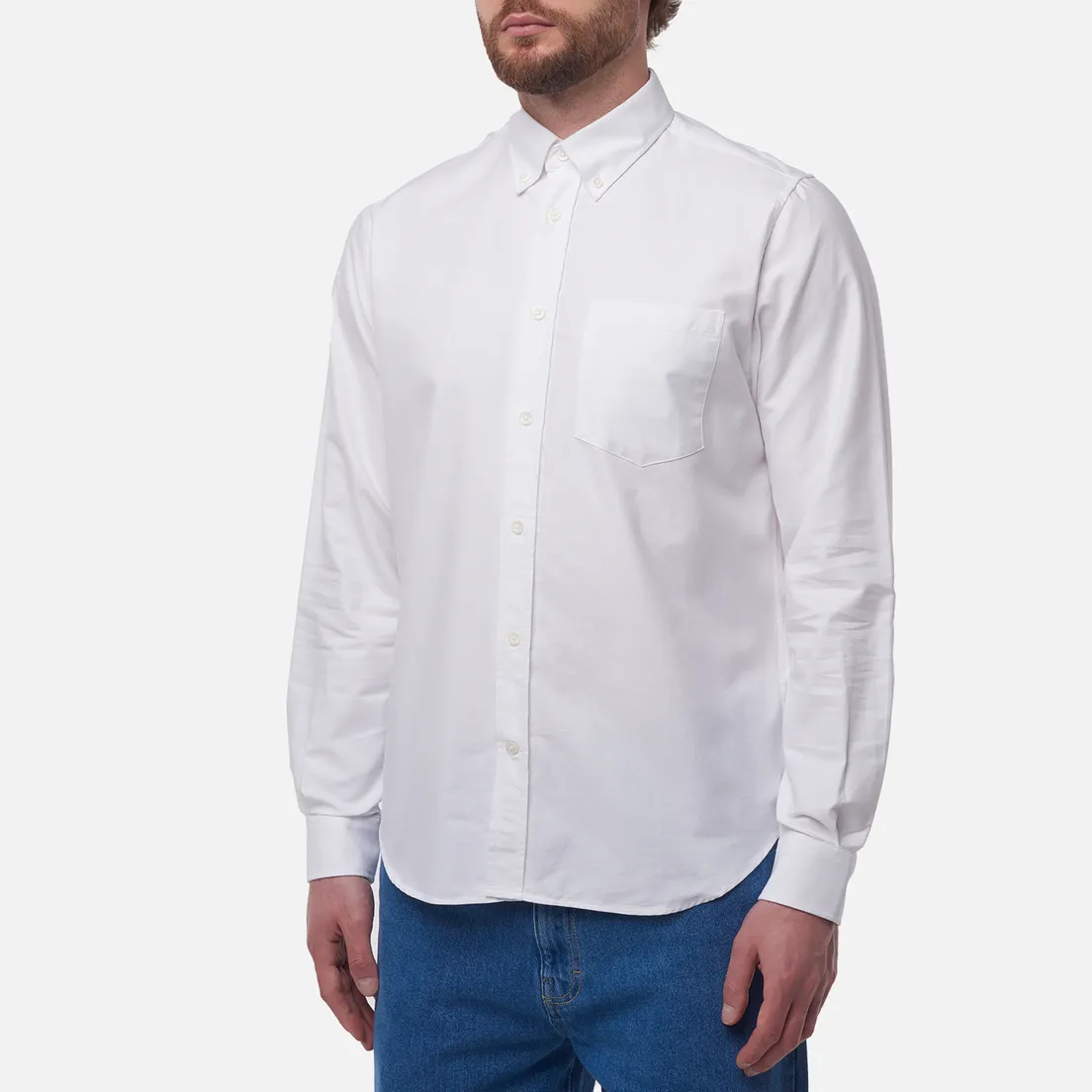 Norse Projects Мужская рубашка Norse Standard Oxford BD