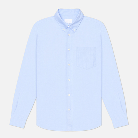   Brandshop Мужская рубашка Norse Projects Norse Standard Oxford BD, цвет голубой, размер M