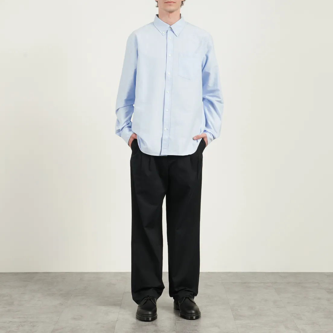 Norse Projects Мужская рубашка Norse Standard Oxford BD
