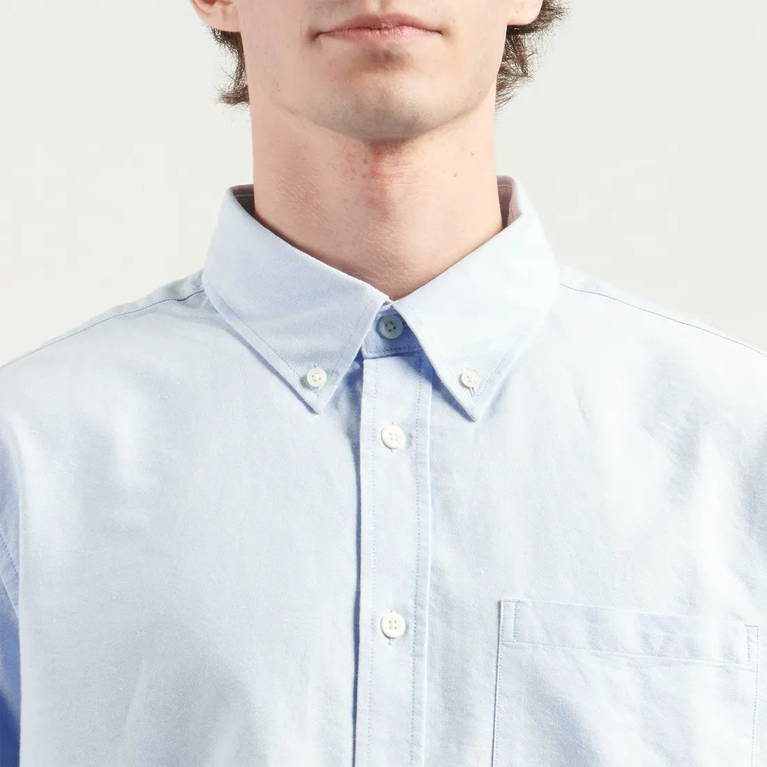 Norse Projects Мужская рубашка Norse Standard Oxford BD